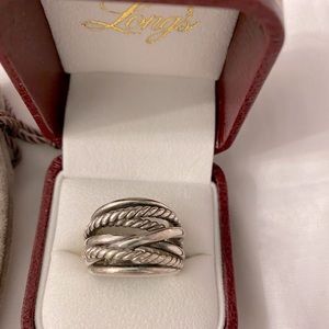 David Yurman Crossover Collection Narrow Ring